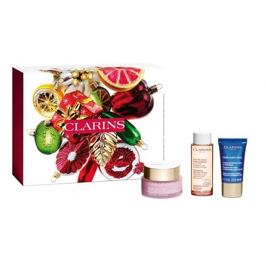 Clarins Multi Active Collection Multi-Active Day Cream + Cleansing Micellar Water + Multi-Active Night Cream