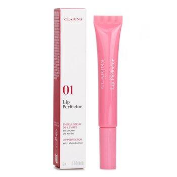 Clarins Natural Lip Perfector 01 Rose Shimmer