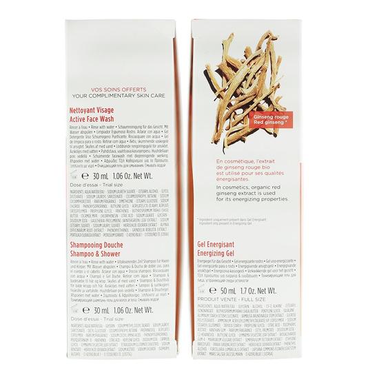 ClarinsMen Cleansing + Energising Essentials Gift Set 50ml