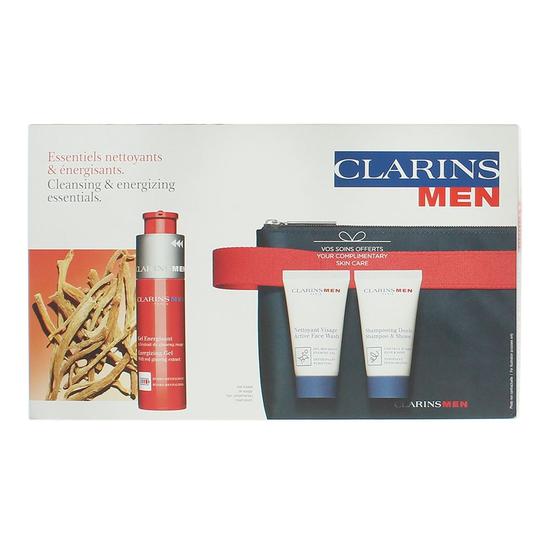 ClarinsMen Cleansing + Energising Essentials Gift Set 50ml
