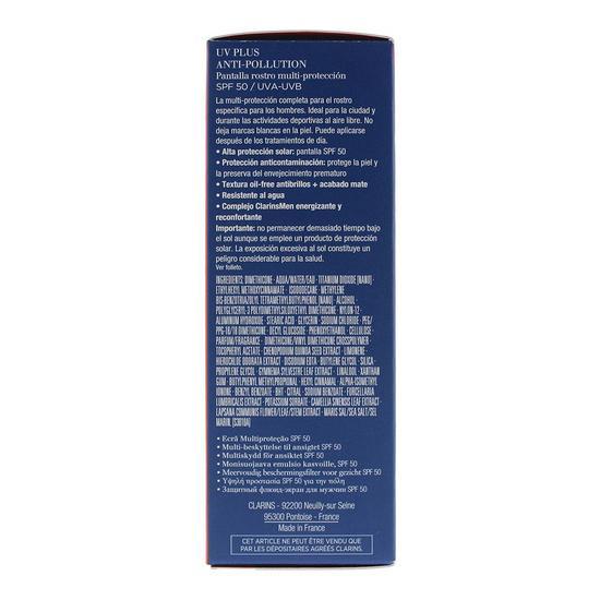ClarinsMen UV Plus Anti-Pollution Multi-Protection Day Screen SPF 50 50ml