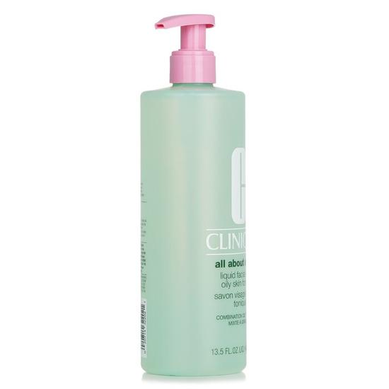 Clinique All About Clean Liquid Facial Soap Oily Skin Formula 400ml