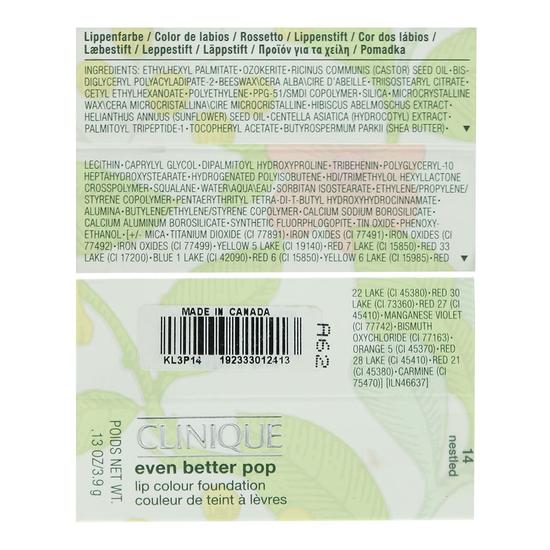 Clinique Even Better Pop Lip Colour Foundation 12 Enamored