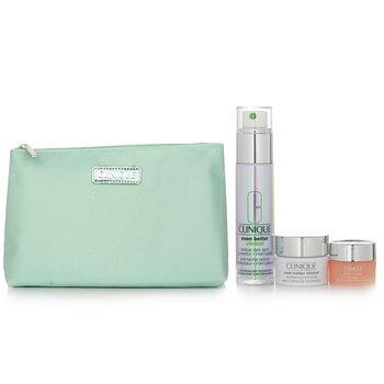 Clinique Even Better Tone Experts Set: 3pcs+1bag