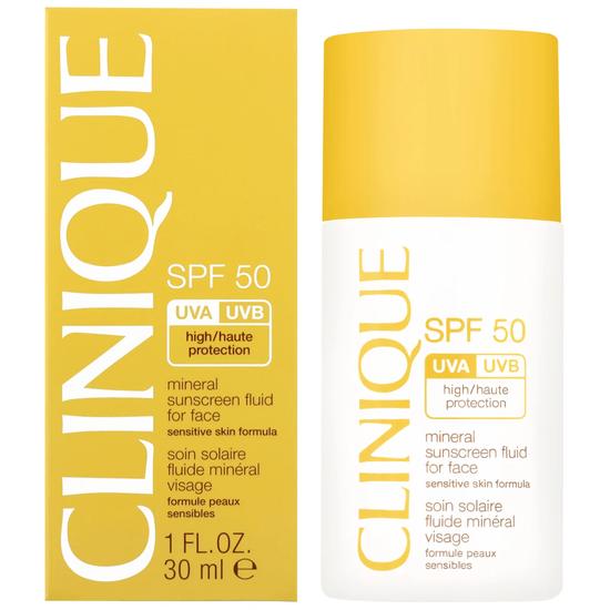 Clinique Mineral Sunscreen Fluid For Face SPF 50 30ml