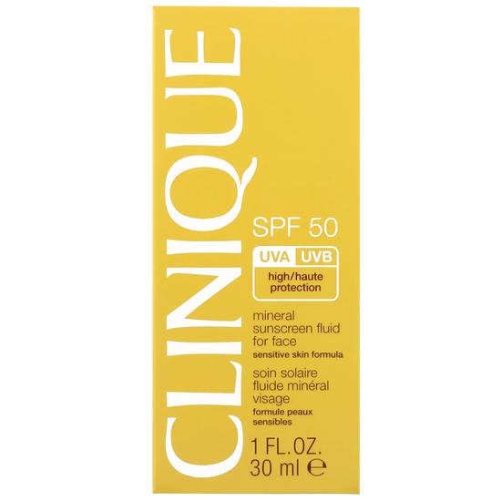 Clinique Mineral Sunscreen Fluid For Face SPF 50 30ml