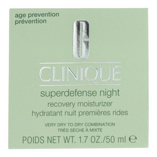 Clinique Superdefense Night Recovery Moisturiser Combination Oily to Oily