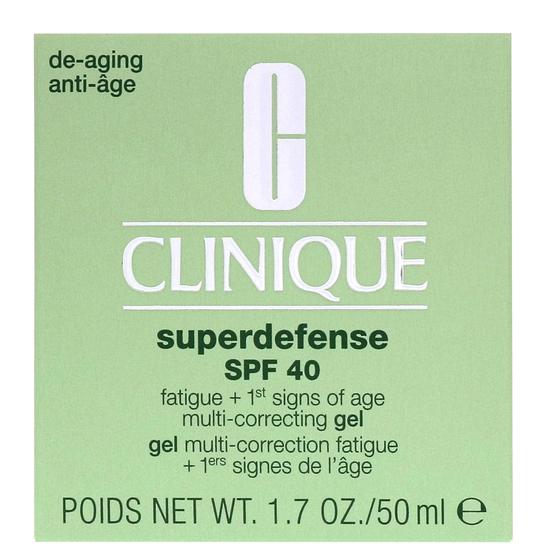 Clinique Superdefense SPF 40 Fatigue + 1st Signs Of Age Multi-Correcting Gel 30ml