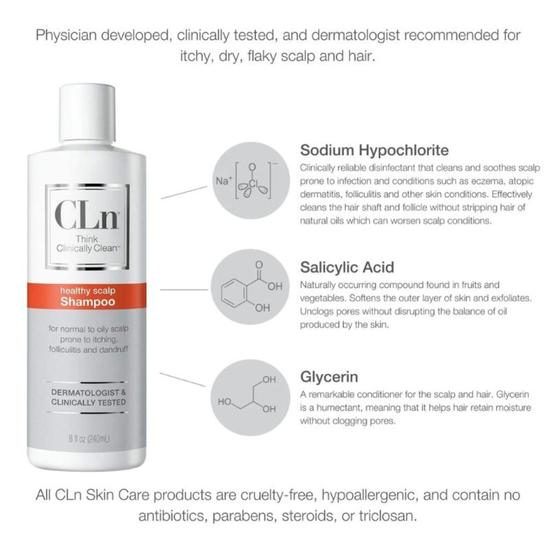 CLn Skin Care CLn Healthy Scalp Shampoo 240ml