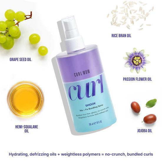 Color Wow Curl Wow Shook Mix + Fix Bundling Spray 295ml