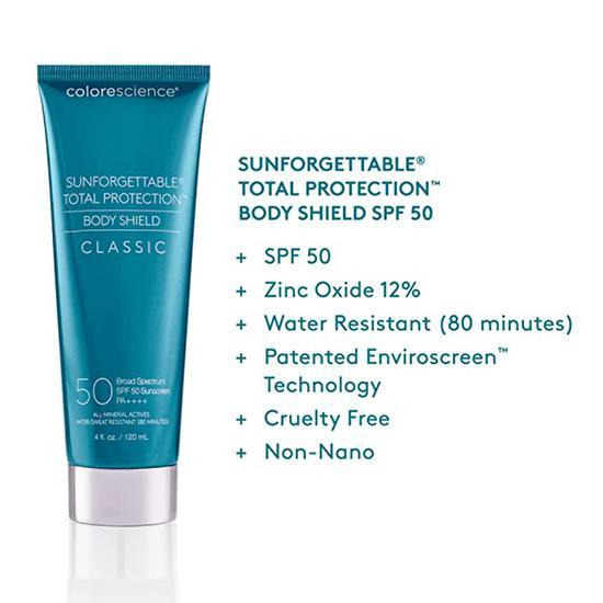 Colorescience Sunforgettable Total Protection Body Shield Classic SPF 50 120ml
