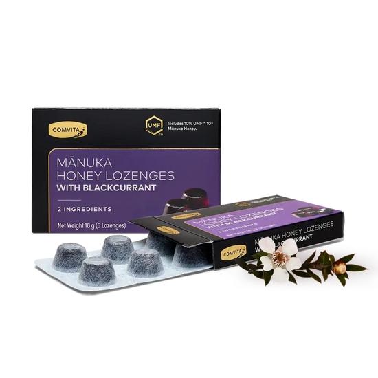 Comvita Manuka Honey Lozenges With Blackcurrant UMF10+ 18g