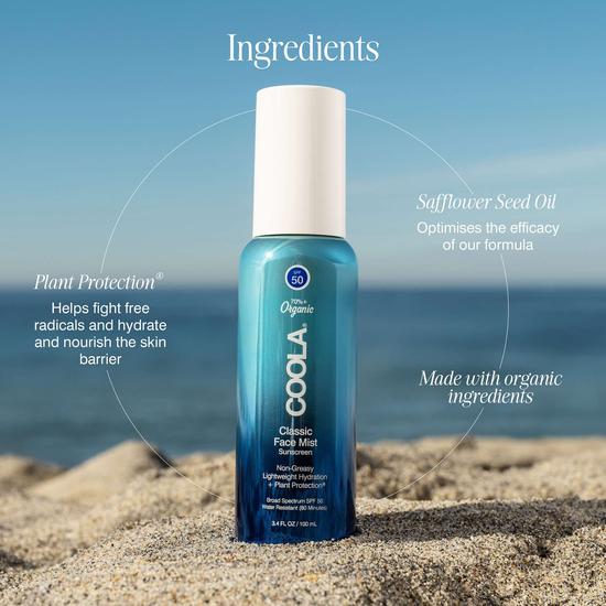 Coola Classic Face Mist SPF 50 100ml