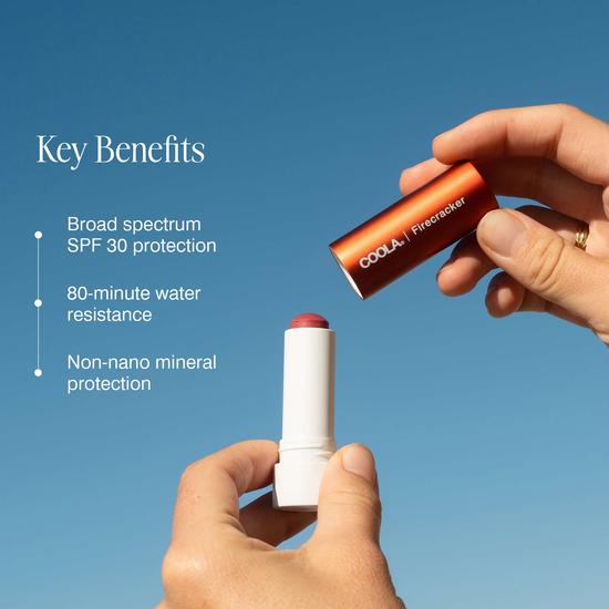 Coola Mineral Liplux SPF 30 Firecracker