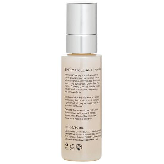 CosMedix Simply Brilliant 24/7 Brightening Serum 30ml
