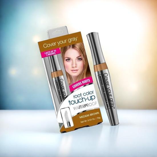 Cover Your Gray Waterproof Root Touch-up 15g, light Brown/blonde