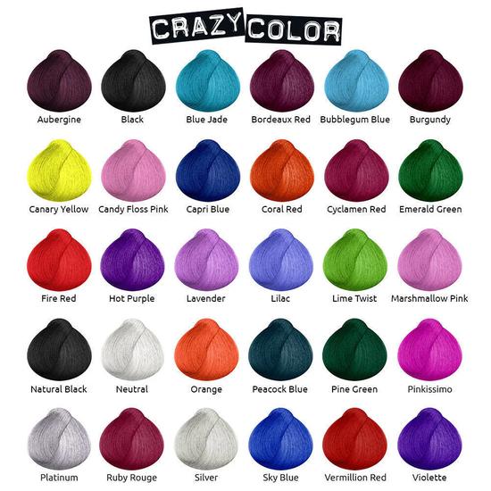 Crazy Color Crazy Colour Semi-Permanent Hair Dye Burgundy