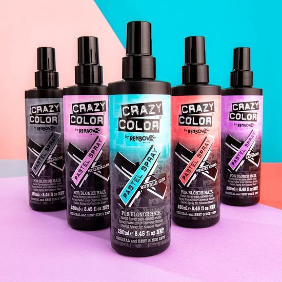 Crazy Color Pastel Spray Temporary Hair Dye Peachy Coral