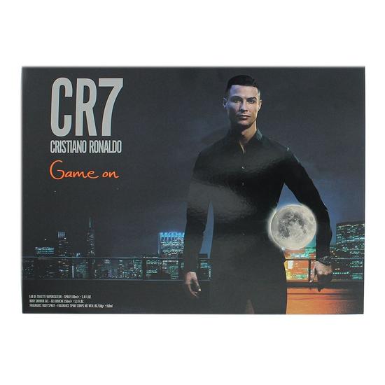 Cristiano Ronaldo Cr7 Game On Eau De Toilette 100ml, Shower Gel 150ml + Body Spray 150ml Gift Set For Him 100ml