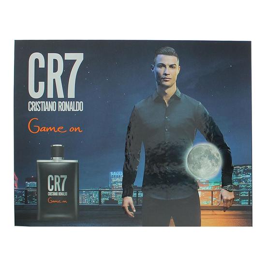 Cristiano Ronaldo Cr7 Game On Eau De Toilette Gift Set For Him 100ml