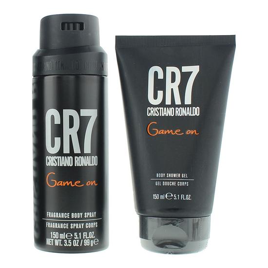 Cristiano Ronaldo Cr7 Game On Shower Gel 150ml + Body Spray 150ml Gift Set 150ml