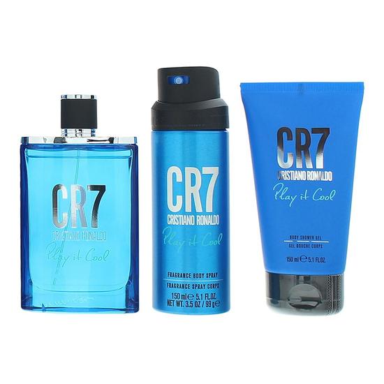 Cristiano Ronaldo Play It Cool Eau De Toilette Gift Set For Him 100ml