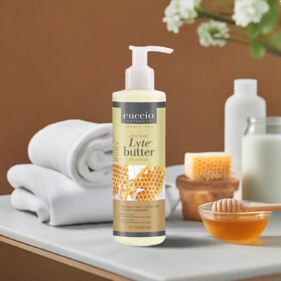 Cuccio Milk & Honey Lyte Body Butter 237ml