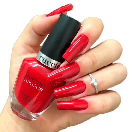 Cuccio Nail Polish A Kiss In Paris Red