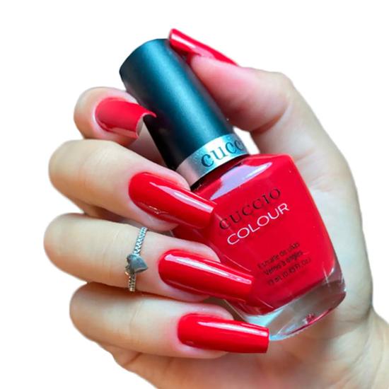 Cuccio Nail Polish A Pisa My Heart Red