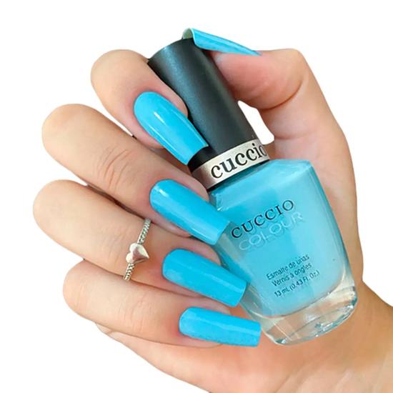 Cuccio Nail Polish Breakfast In NYC Blue