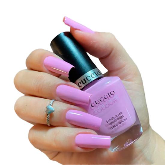 Cuccio Nail Polish Cotton Candy Sorbet Purple