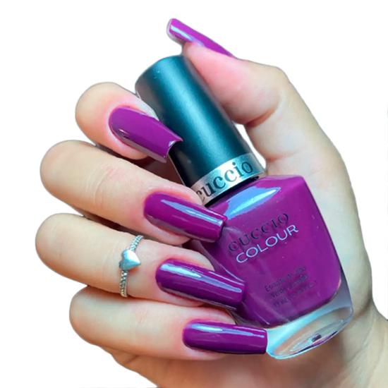 Cuccio Nail Polish Playing In Playa Del Carmen Purple