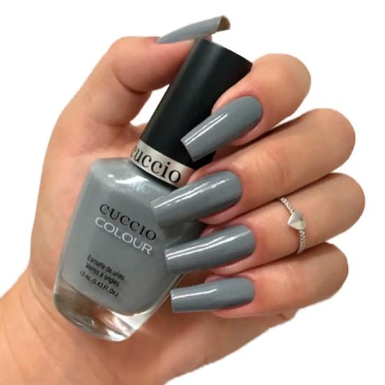 Cuccio Nail Polish Soaked In Seattle Grey & Silver