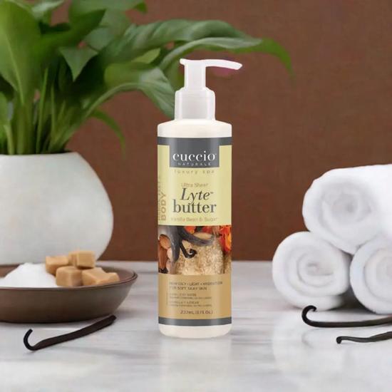 Cuccio Vanilla Bean & Sugarcane Lyte Body Butter 237ml