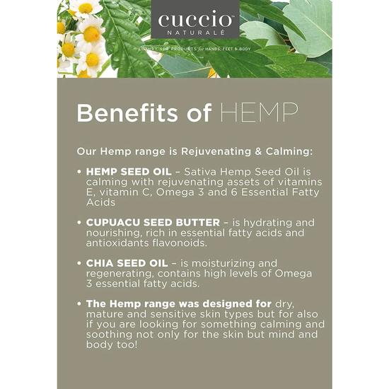 Cuccio Whipped Hemp Light Lotion 237ml