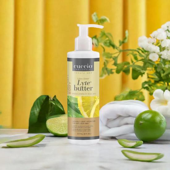 Cuccio White Limetta & Aloe Vera Lyte Body Butter 237ml