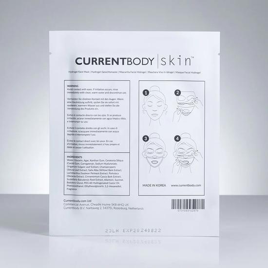 CurrentBody Skin Hydrogel Face Mask Single
