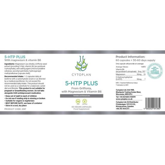 Cytoplan 5-HTP Plus Capsules 60 Capsules