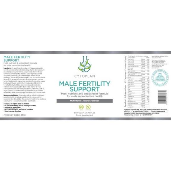 Cytoplan Male Fertility Capsules 90 Capsules