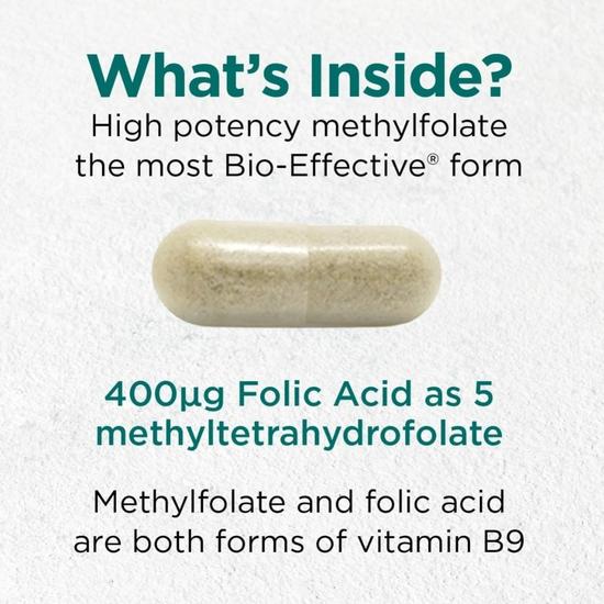 Cytoplan Methylfolate 400ug Capsules 60 Capsules