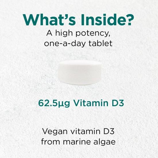 Cytoplan Vegan Vitamin D3 2500iu Tablets 120 Tablets