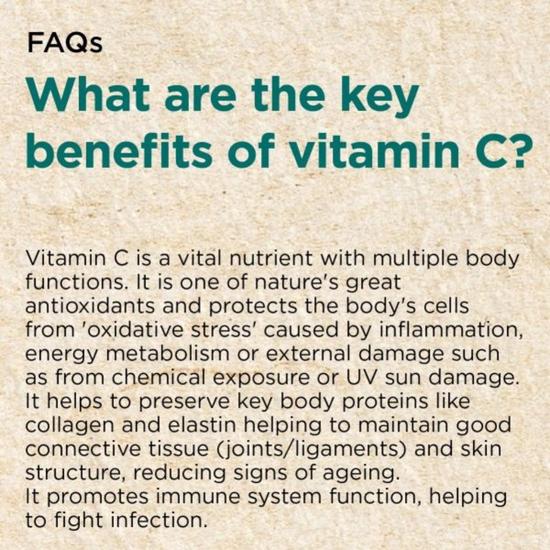 Cytoplan Vitamin C + Bioflavonoids 1000mg/50mg Capsules 60 Capsules