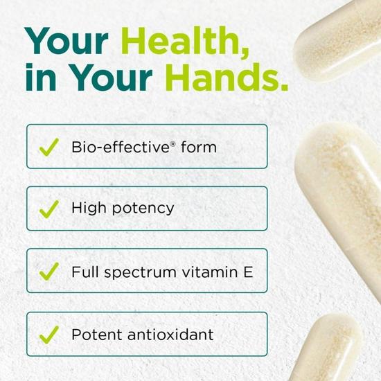 Cytoplan Vitamin E As Tocopherols & Tocotrienols Capsules 60 Capsules