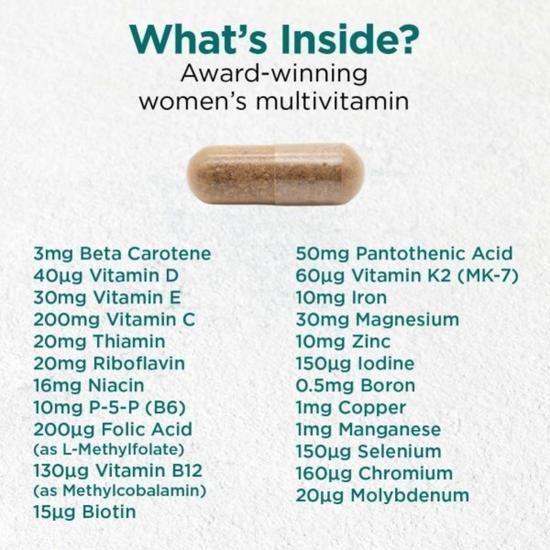 Cytoplan Women's Wholefood Multi With Iron Capsules 60 Capsules