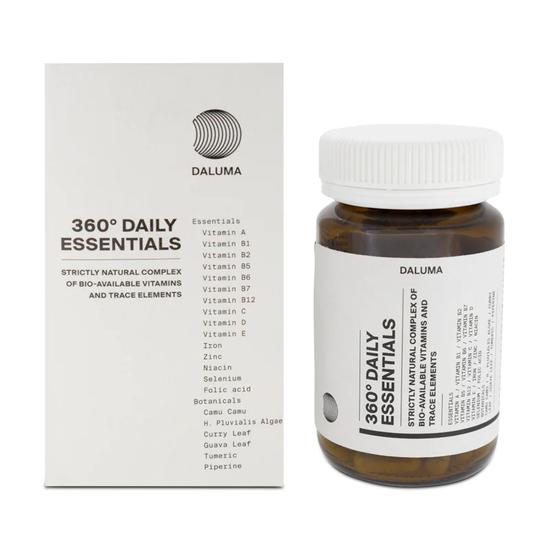 Daluma 120 x Daily Vitamin Tablets Vegan Natural Complex Botanical 360° Daluma