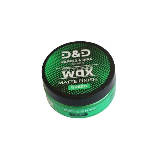 Dapper And Diva Styling Wax Matte Finish Green 150ml