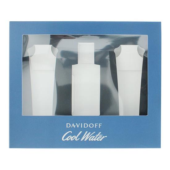 Davidoff Cool Water Eau De Toilette Shower Gel + Aftershave Balm Gift Set 40ml