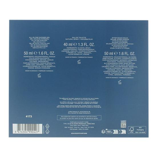 Davidoff Cool Water Eau De Toilette Shower Gel + Aftershave Balm Gift Set 40ml