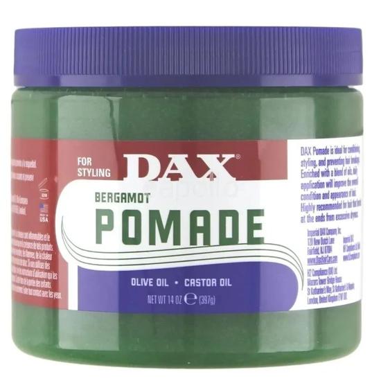 DAX Bergamot Styling Pomade Olive & Castor Oil 100g
