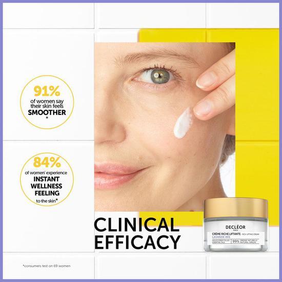 Decléor Lavender Iris Rich Lifting Cream For Firmer Skin 50ml